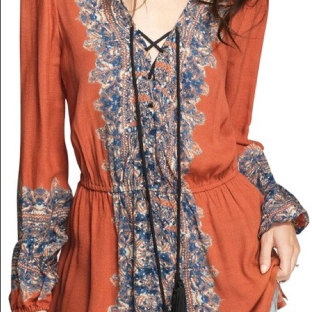 Free people Bohemian wildest moments tunic